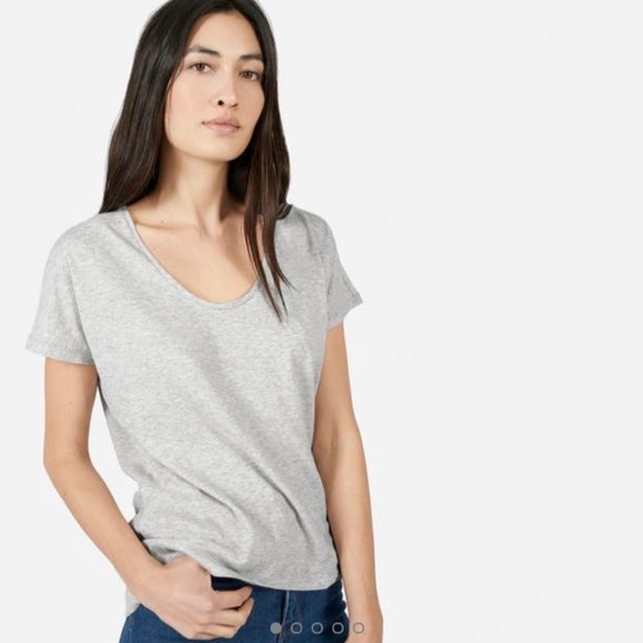 Everlane Pima Cotton Scoop Neck Tee 